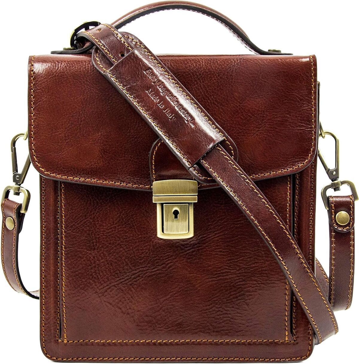 Avis sur la mallette en cuir marron Time Resistance