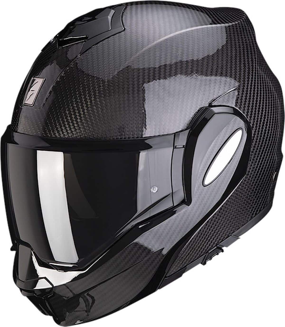 Test : casque Scorpion Exo-Tech Evo Solid en carbone, taille L