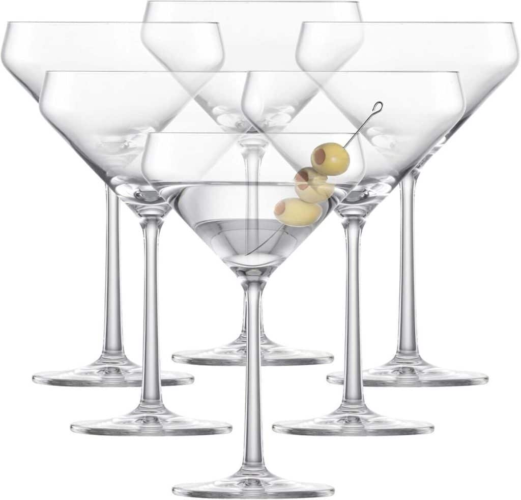 Test du coffret Schott Zwiesel Pure : verres à martini en cristal 34 cl