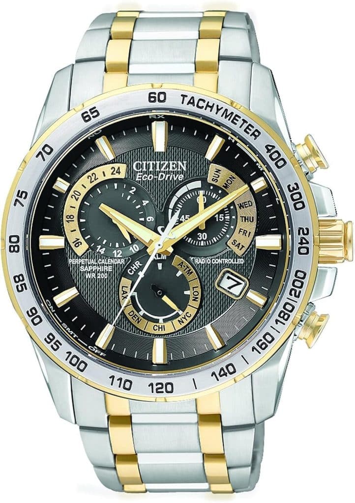 Test : montre Citizen Eco-drive perpetual chrono bicolore pour homme