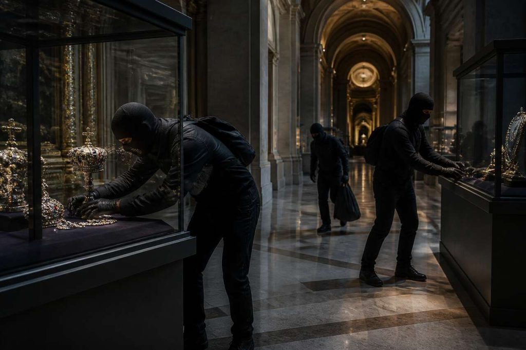 Braquage audacieux au musée du Louvre : bijoux royaux dérobés