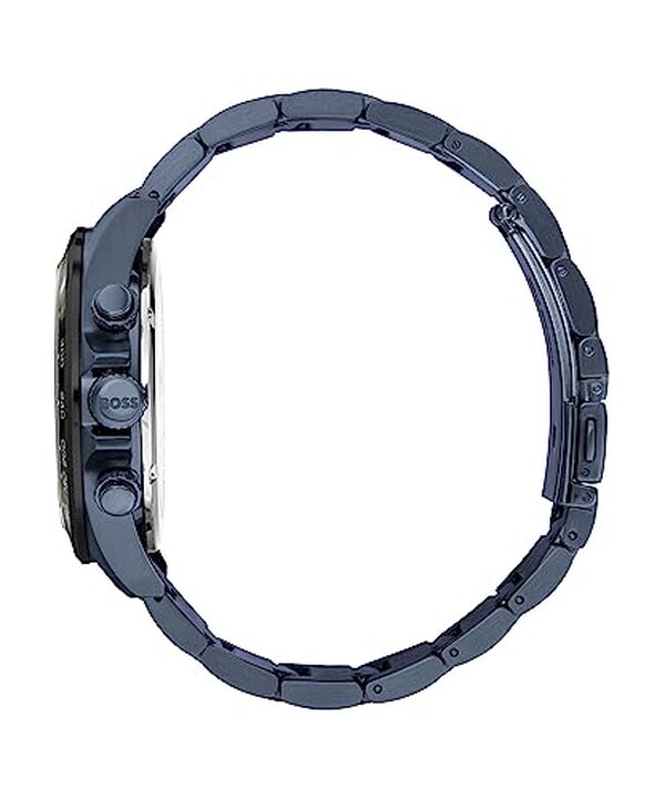 Découvrez notre avis détaillé sur la montre chronographe BOSS 1513758 avec bracelet acier bleu : caractéristiques, design et performances de ce modèle emblématique. 
