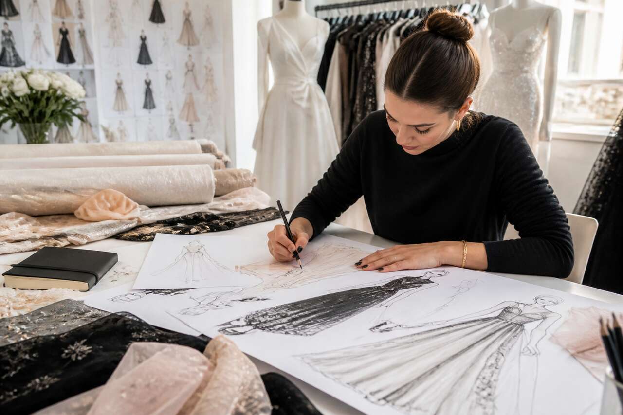 Les étapes d’une collection haute couture : de l’idée au défilé Les étapes d’une collection haute couture : de l’idée au défilé
