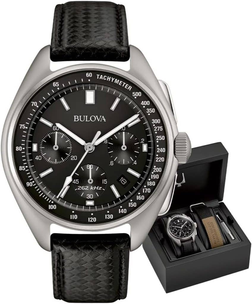Avis : montre chronographe Bulova 96B251 en cuir