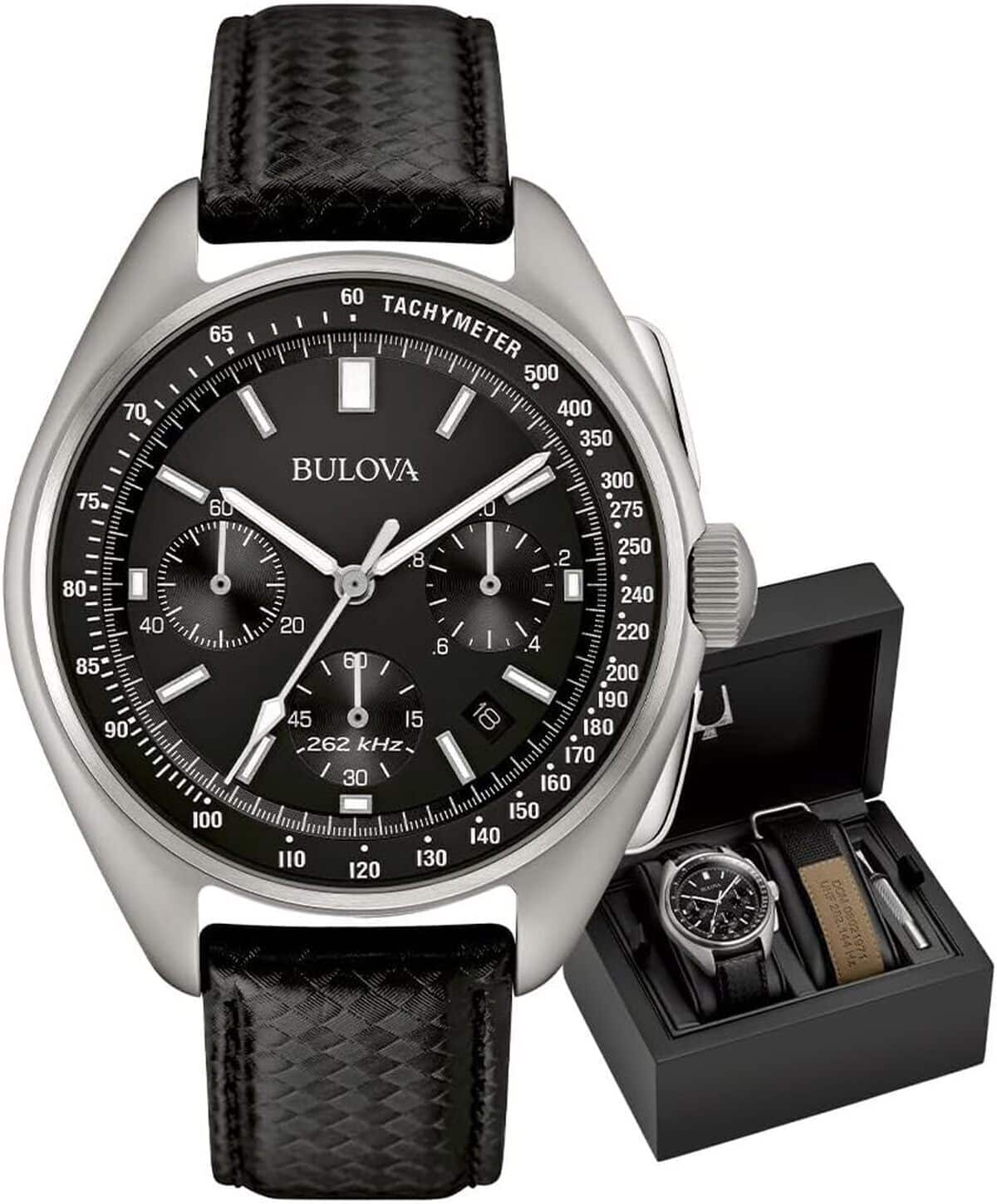 Avis : montre chronographe Bulova 96B251 en cuir