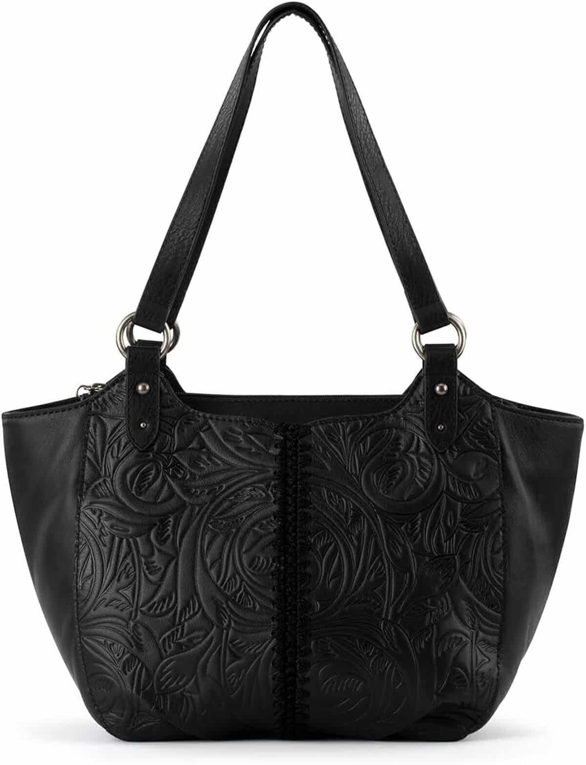 Avis sur la sacoche Bolinas en cuir The Sak : élégance feuille noire
