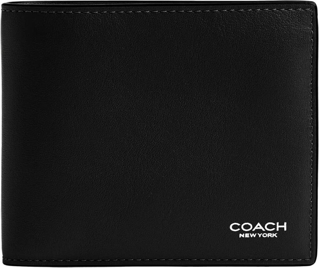 Avis sur le portefeuille 3 en 1 Coach anthracite pour homme