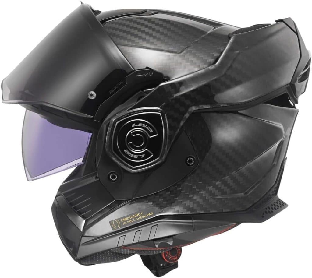 Test : casque moto modulable LS2 ADVANT X Carbon XXL