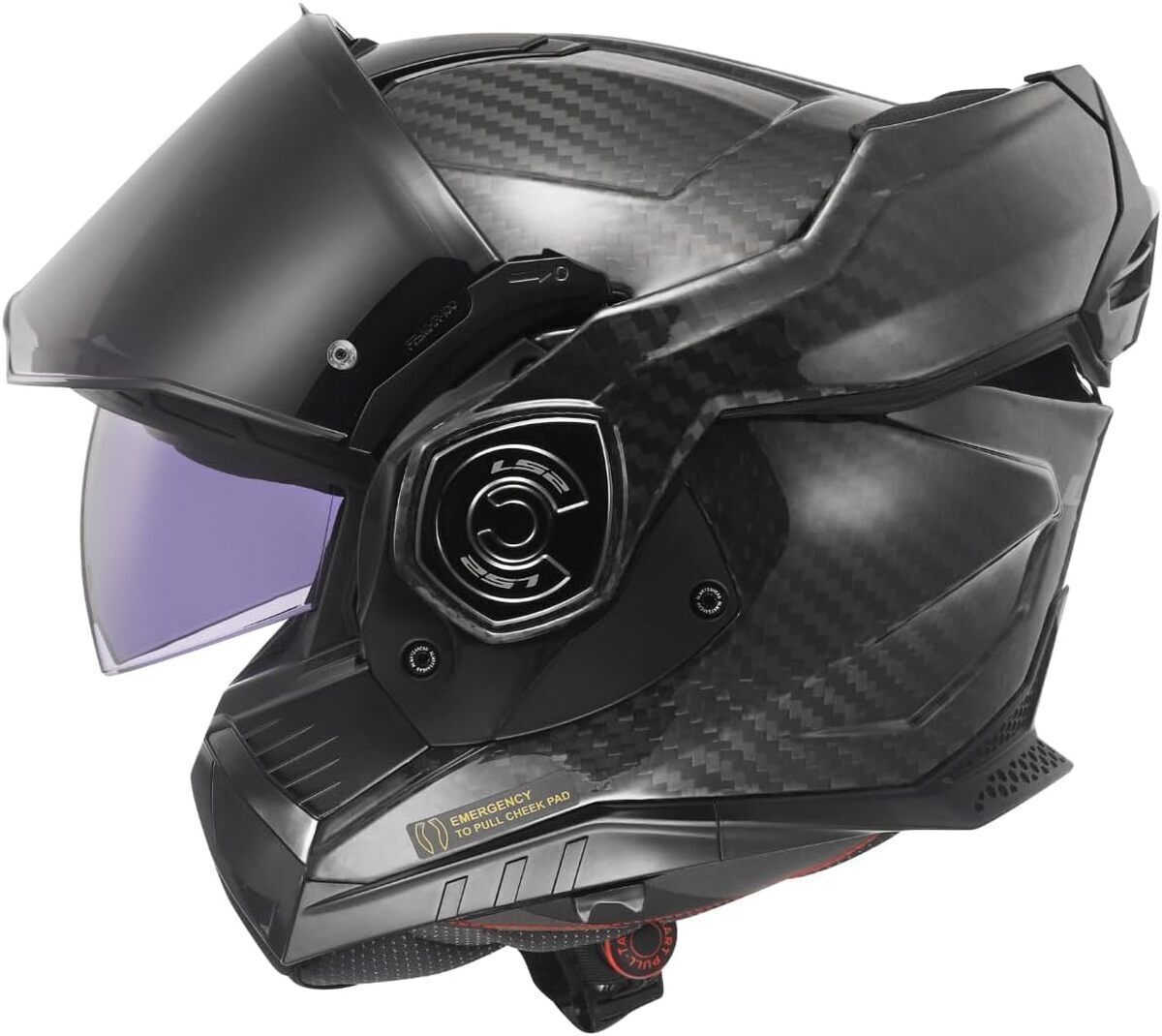 Test : casque moto modulable LS2 ADVANT X Carbon XXL