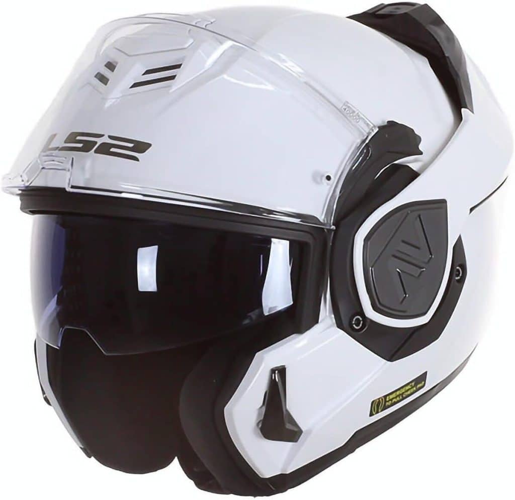 Test du casque moto modulable LS2 Advant Solid blanc XL