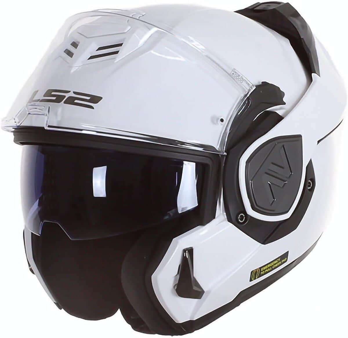 Test du casque moto modulable LS2 Advant Solid blanc XL