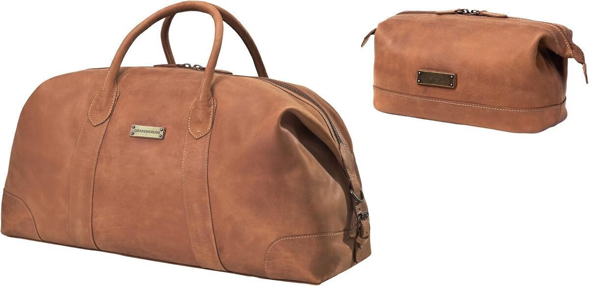 Test du sac de voyage en cuir Drakensberg Weekender David 60L : design vintage